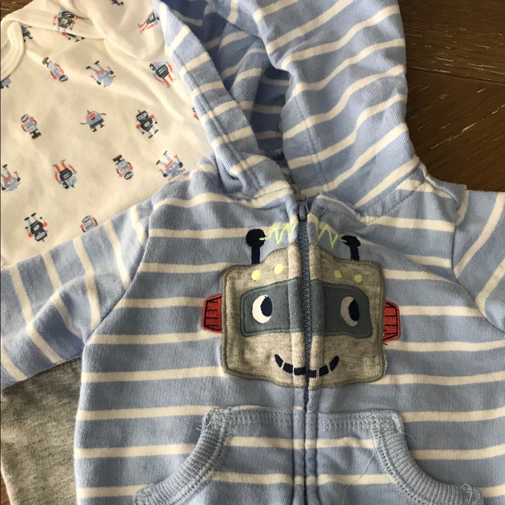 3 pc. Robot outfit